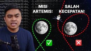 Aku Mensimulasikan Lintasan Orbit Misi Artemis Ii Ini Gila
