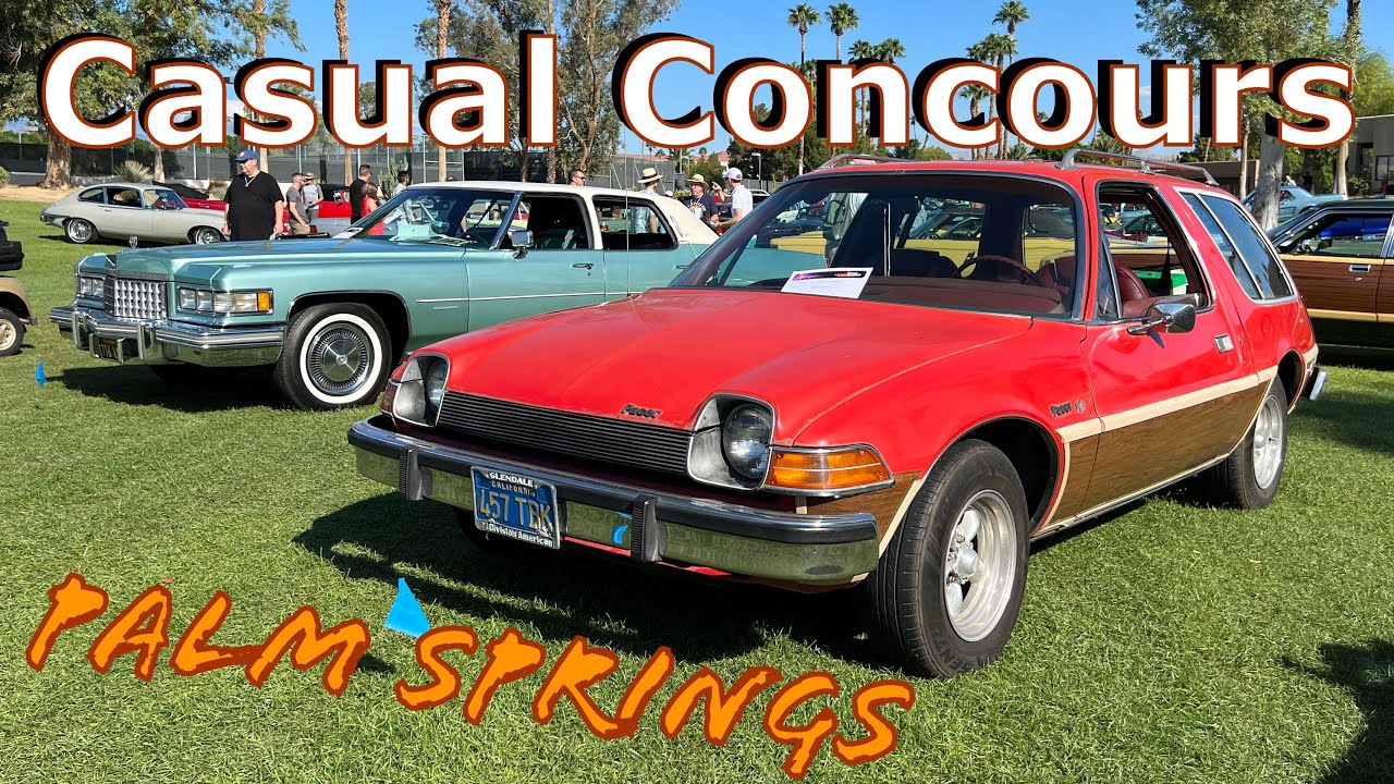 Casual Concours 2022 Car Show In Palm Springs, California YouTube