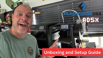 Flashforge AD5X Multicolor 3D Printer | Unboxing & Setup Guide