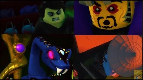 Morro Vs Pythor Vs Acronix Vs Maestro Chen.😈🔥🤛 - Lego Ninjago.