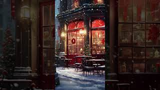 Cozy Christmas Coffee Shop Ambience Warm Christmas Jazz Music to Work,Study #shorts #jazzchristmas