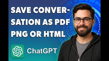 How To Save Chatgpt Conversation As Pdf Png Or Html File [2025 Guide]