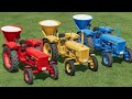 Work With Colors - LIME Work with WHEELIE SUPER ZETOR Mini Tractors - Farming Simulator 22