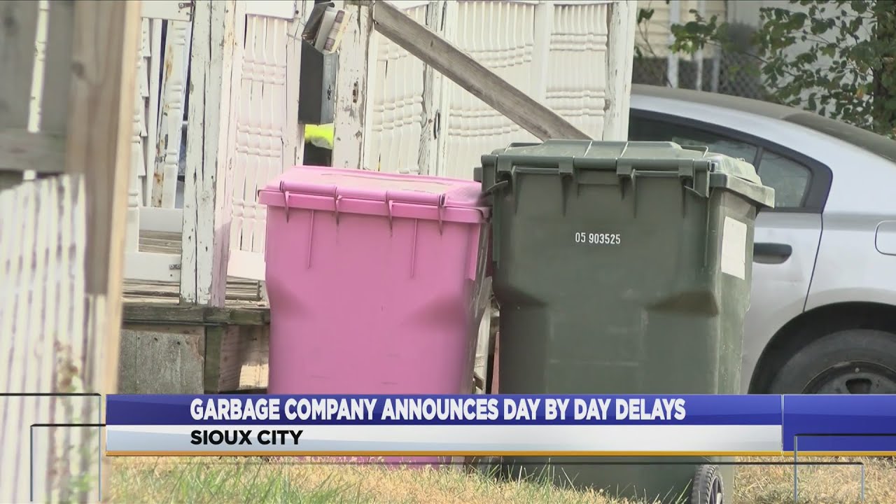 Garbage company announces day by day delays YouTube