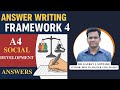 Framework 4 for GS Mains: The Gamechanger for Social Development Answers!