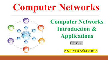 Introduction of Computer Networks and Applications | CN class 1 in English & Telugu #cse #jntu #CN