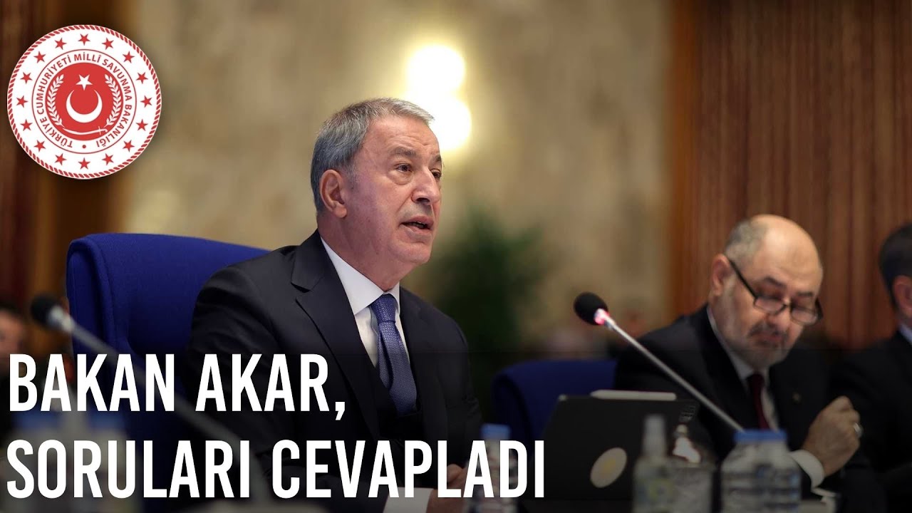 Millî Savunma Bakanı Hulusi Akar, TBMM’de Milletvekillerinin Sorularını Yanıtladı