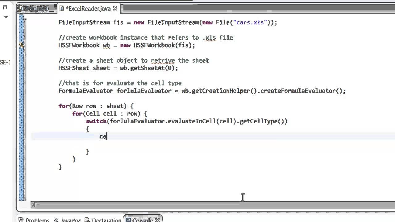 Create Charts In Excel Using Java Apache Poi