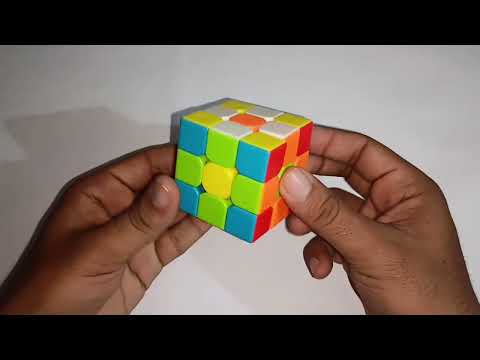 Make Flower field pattern on Rubik's cube without Algorithm