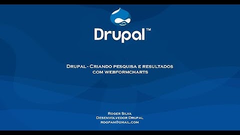 Drupal 09 -  Criando Pesquisa com webform e resultados gráfico com charts