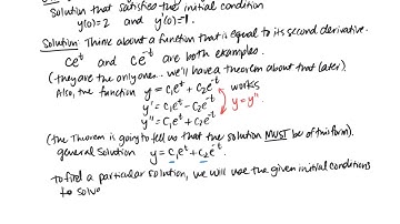 Homogeneous linear DEs with constant coefficients (part 1)