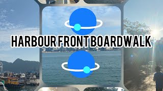The Harbour Front Boardwalk With Daddyo-The Kat Voyager The Kat
