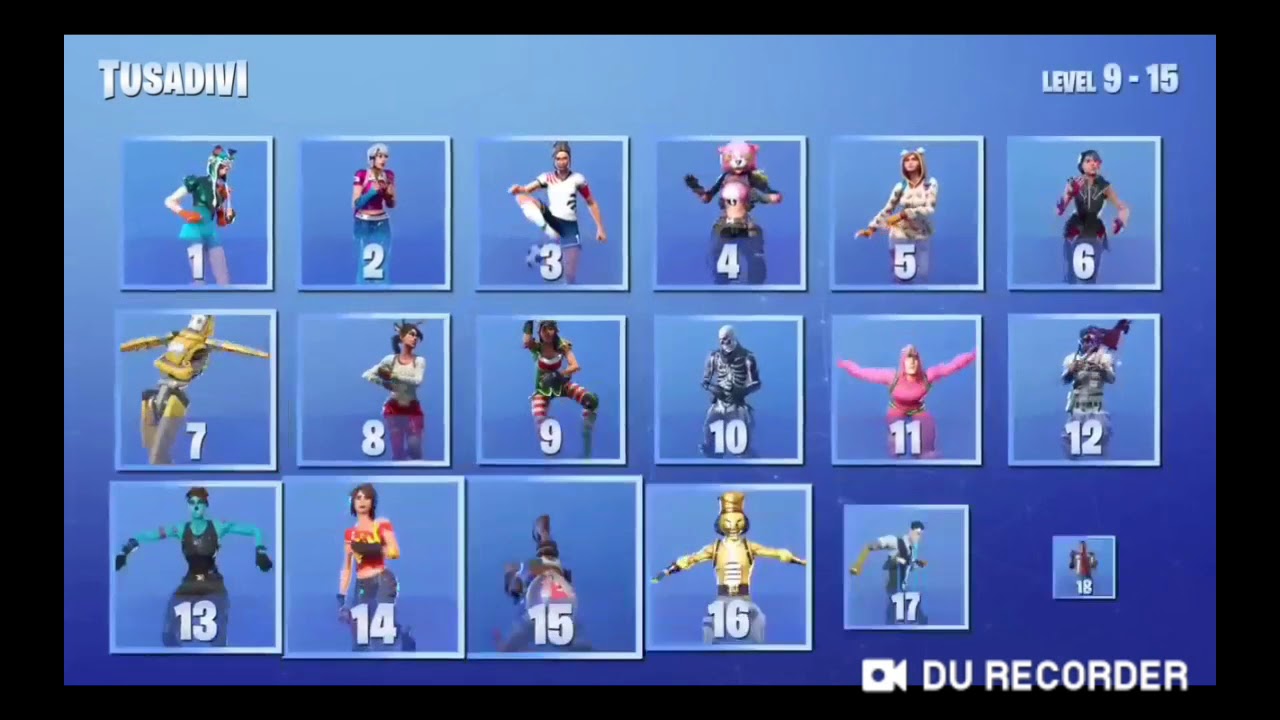 Alle Fortnite Tänze Die Es Gibt