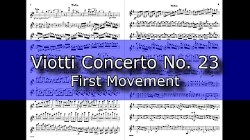 Viotti Violin Concerto No 23 in G Major First Movement