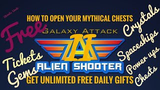 Galaxy attack alien shooter glitches. Open mythical chests fast get tons of free stuff screenshot 4