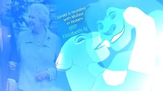 Sarabi is reunited with Mufasa in heaven (RIP Queen Elizabeth II)