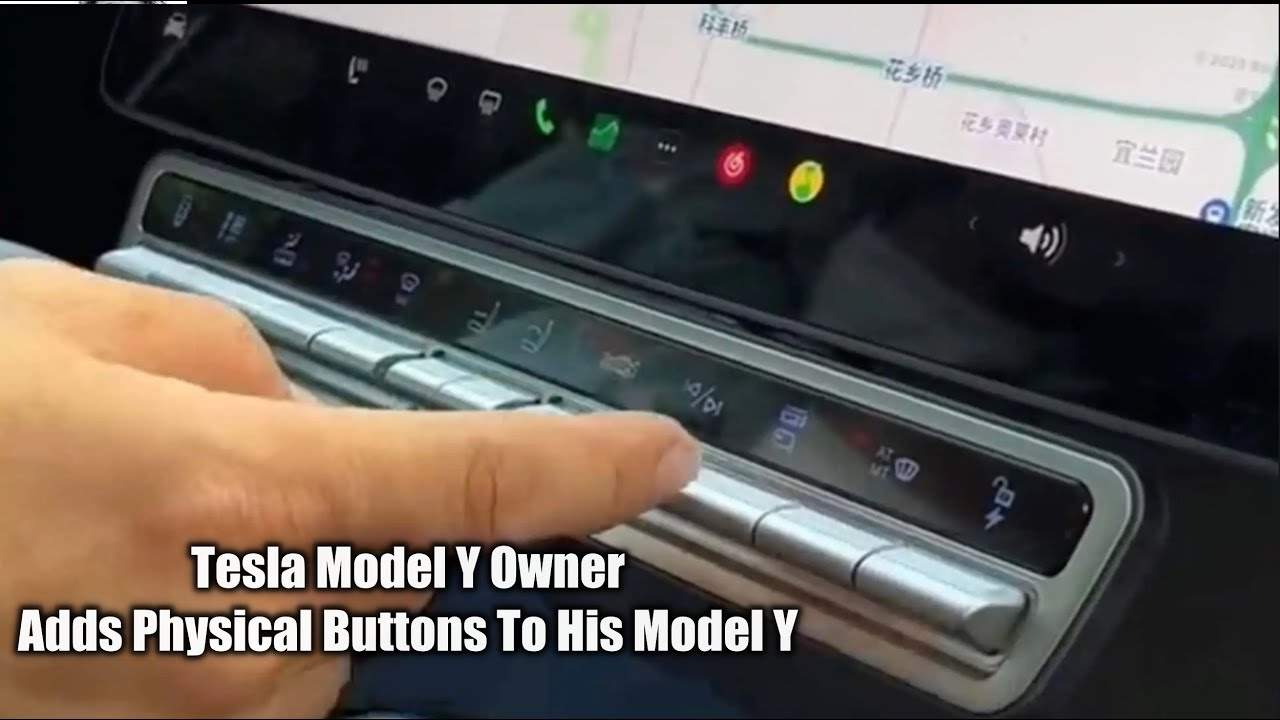 Tesla Owner Adds Physical Buttons To His Model Y, Drives Fanboys Crazy ...