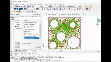 Copying mesh mapping for ABAQUS