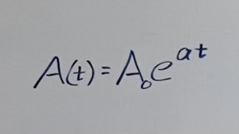 Differential Equations - Exponential Growth Model