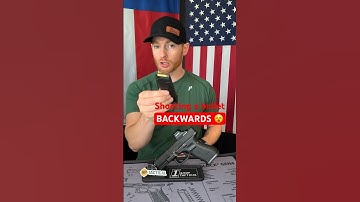 I shot a bullet BACKWARDS 😱 #shorts #science