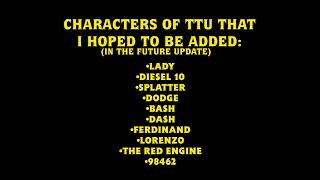 Characters Of Thomtoys Universe That I Hoped To Be Added In The Future Update