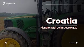 FJD in Croatia | John Deere 6320 with FJD Autosteering Kit
