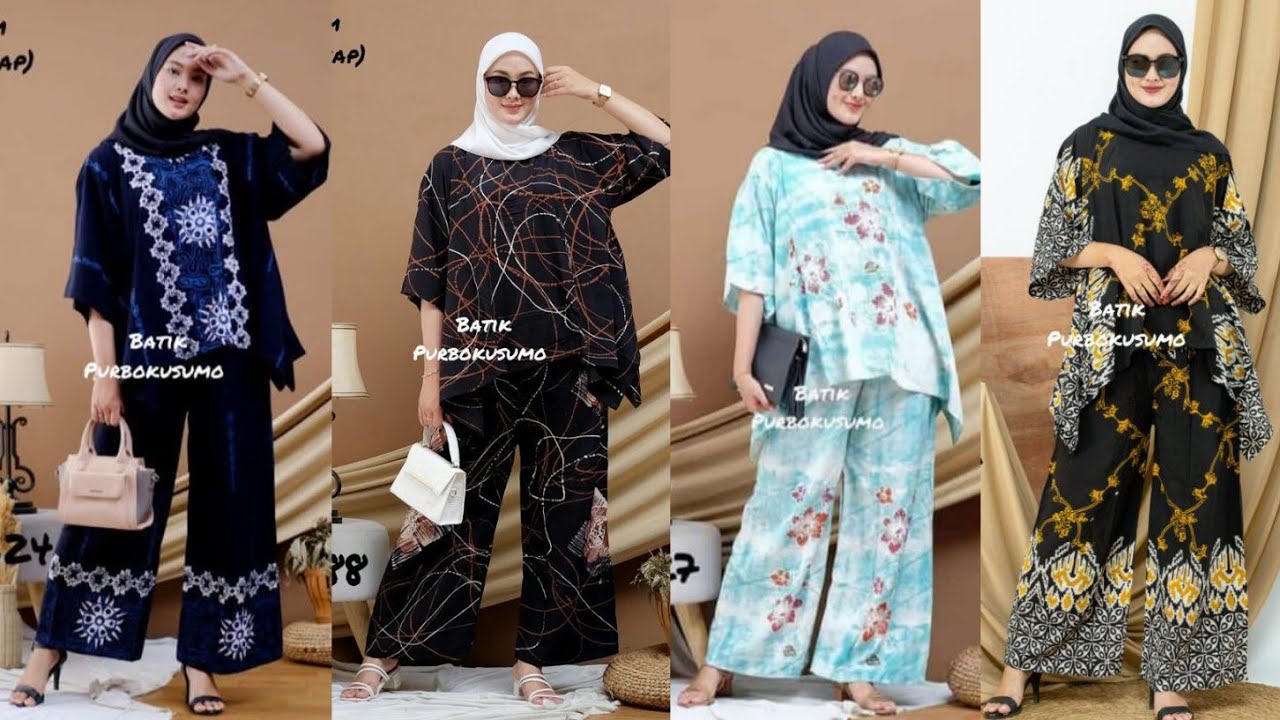 MODEL SETELAN BATIK||SETELAN KULOT||SETELAN TERBARU||SETELAN SERBA RP. 160.000