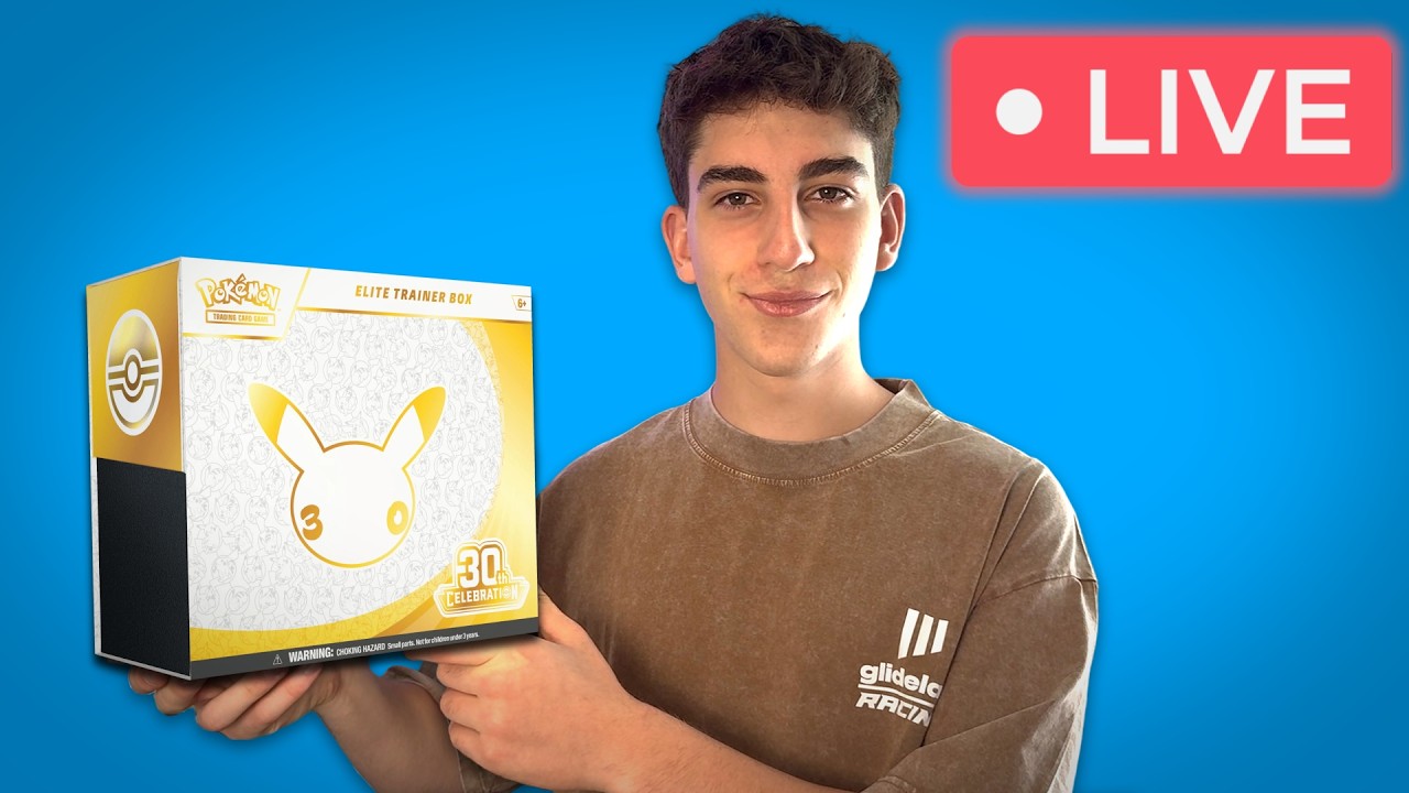 Opening The 30th Celebrations Pokémon ETB  (Official Live Stream)