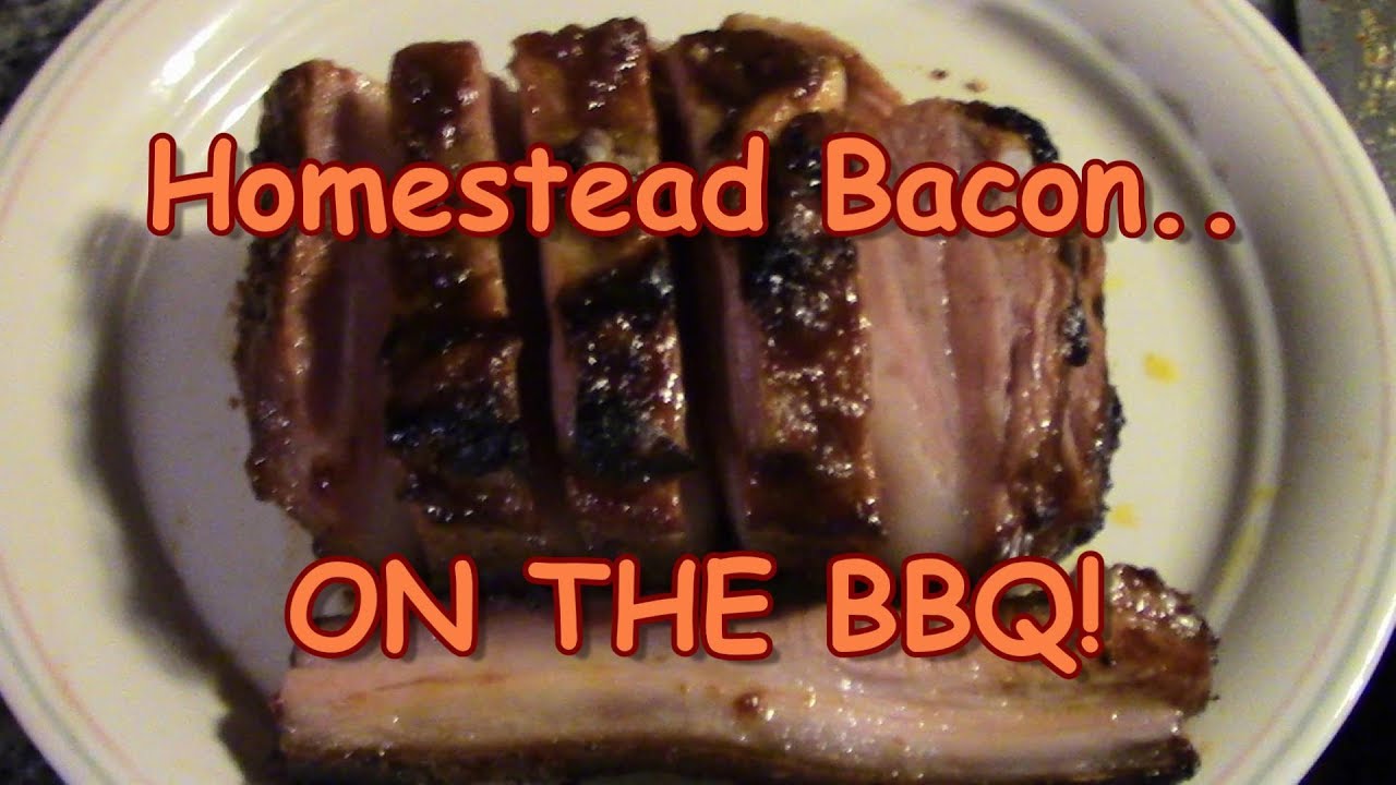 Homestead Bacon On The BBQ! YouTube