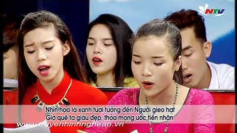 Dạy hát dân ca  Hành hương về Quê Bác