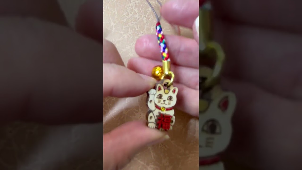 ◇日本製◇【ひのき製 縁起物シリーズ】《金運》ひのき ラインストーン