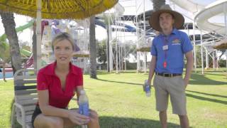 Joanna Krupas First Day at the Paradise Beach Waterpark!