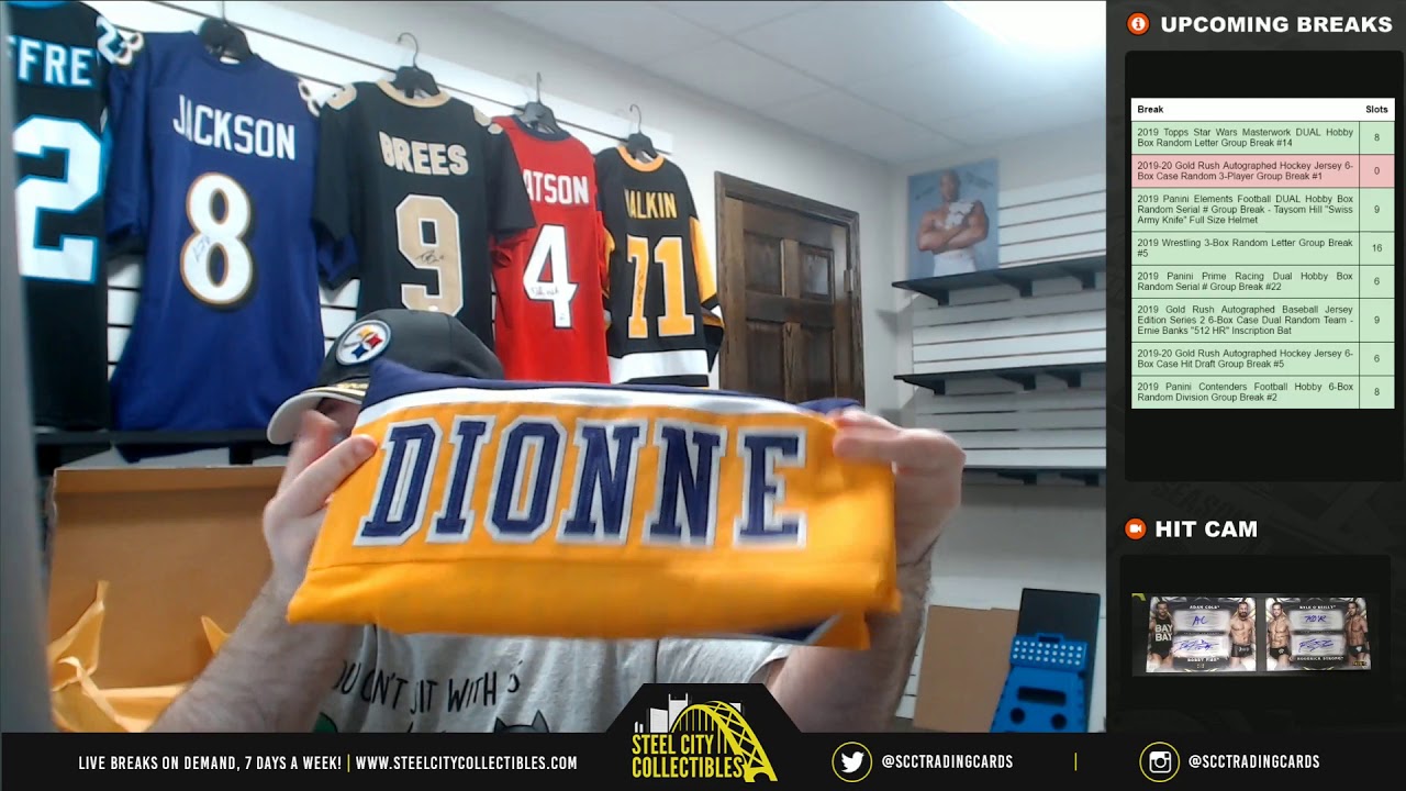 gold rush autographed jersey