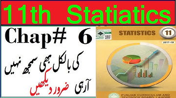 Tips and tricks,11th class statistics chapter 6 probability distribution