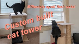 Making a plywood cat tower and scratching post for the cats with our CNC machine! by My Next Hobby 376 views 1 year ago 12 minutes, 16 seconds