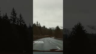Beautiful road drive from Vancouver to Seattle. #natureadventures #washington #seattle #vancouver