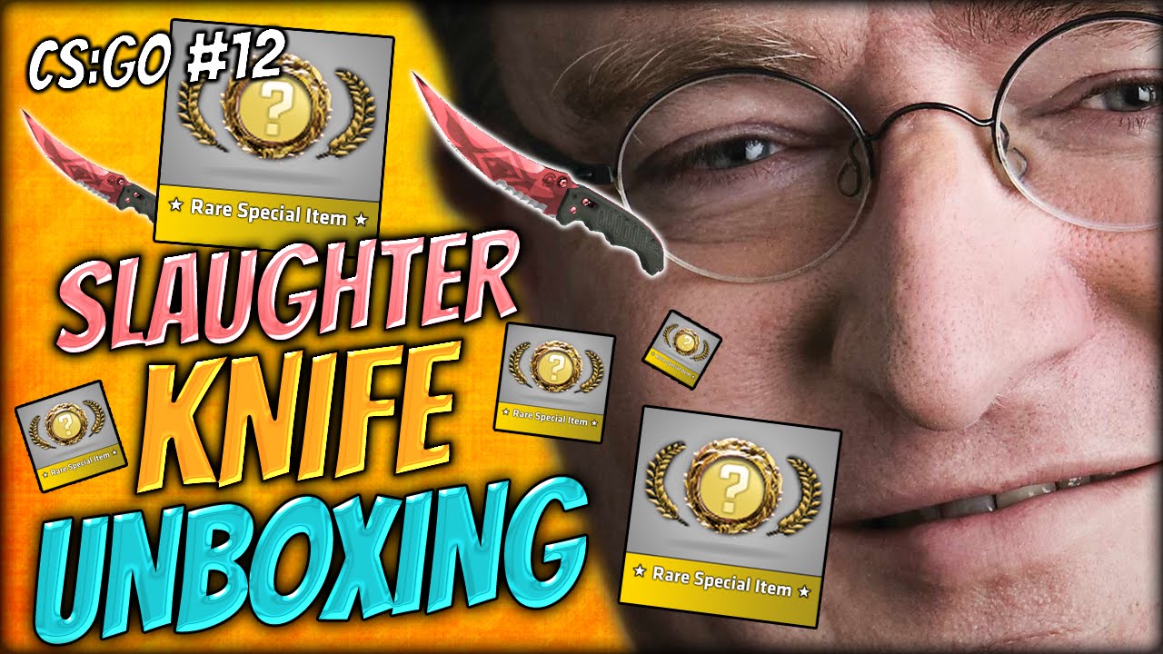★ SLAUGHTER KNIFE UNBOXING + INSANE REACTION - CS:GO CASE OPENING (#12)