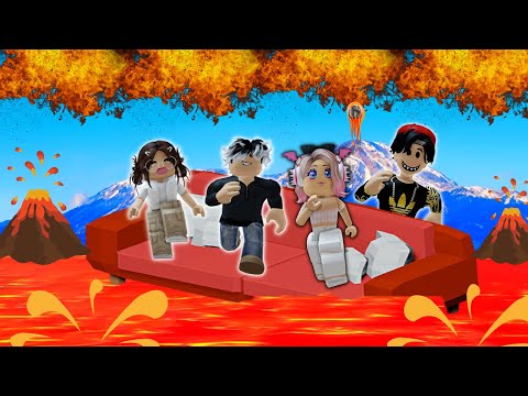 EKİPLE BERABER EĞLENCELİ ZEMİN LAVA OYUNU🤣AYŞEM ECE ARI🐝ARIGİLLER🐝ROBLOX FLOOR LAVA