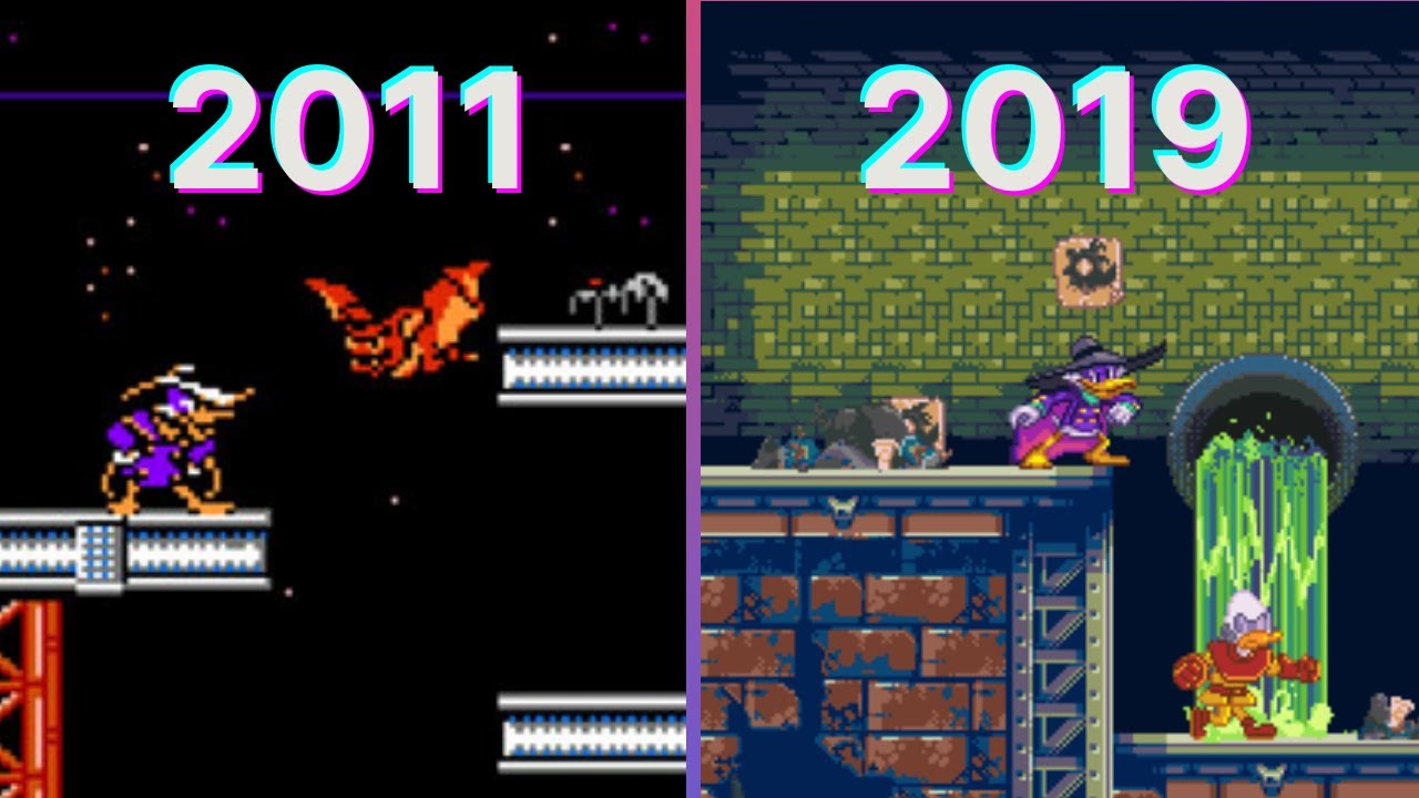 Evolution of Darkwing Duck Fangames [2011-2022]