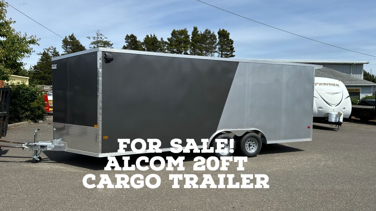 (ПРОДАНО) Алюминиевый прицеп-автовоз Alcom Xpress 8.5x20