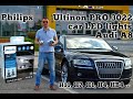 Philips Ultinon PRO 3022 CAR LED lights on Audi A8. 4X more light! H11, H7, H4...