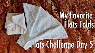 How to fold flat Cloth Diapers! Flats and Handwashing Challenge: Day 5