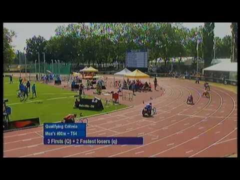 Athletics -  men's 400m T54 semifinals 1  - 2013 IPC Athletics World Championships, Lyon