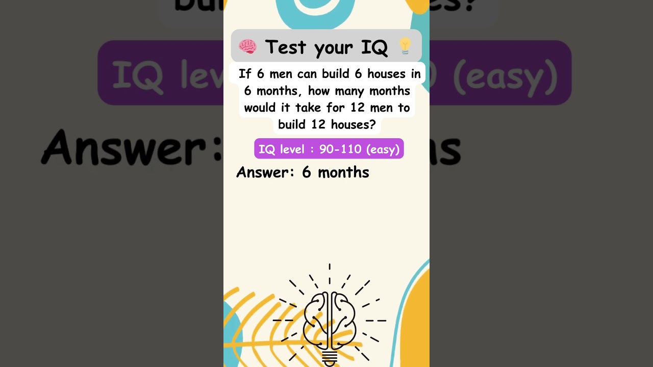 IQ Test 💡 IQ range (90 -110) 🧠 explanation of answers | Riddles 