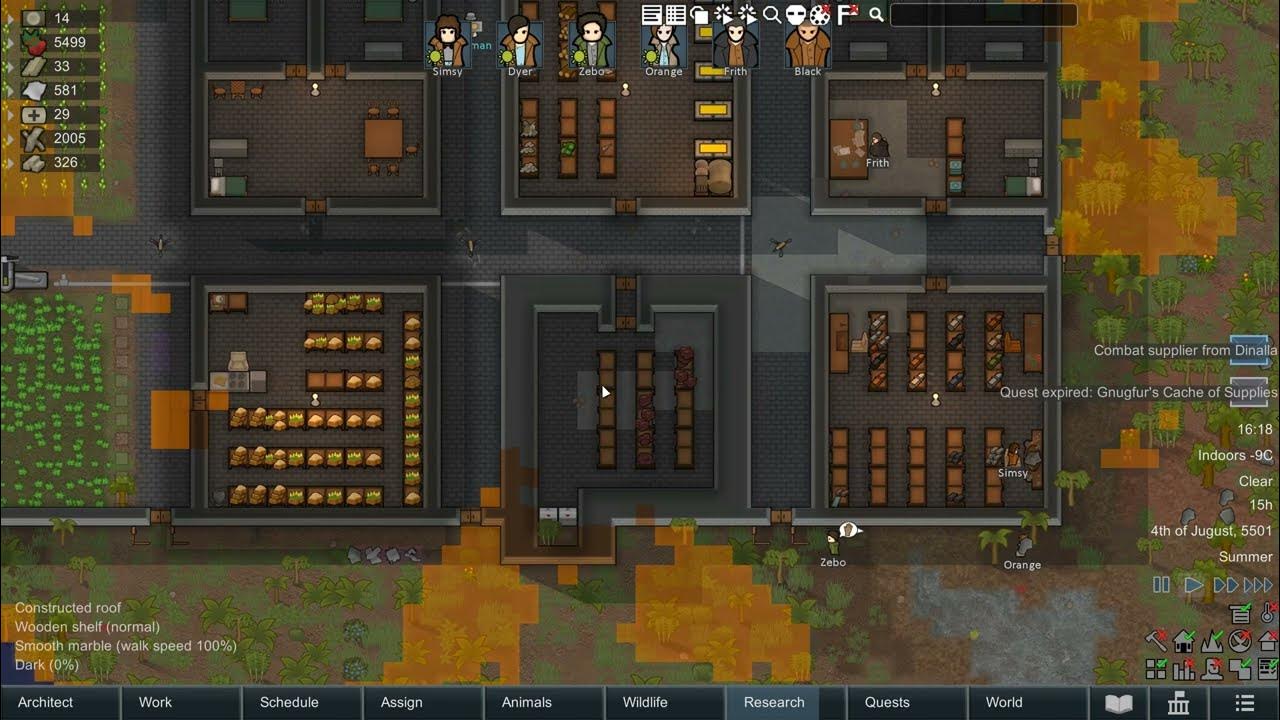 Rimworld Base Design1st Extension [Part 2] YouTube