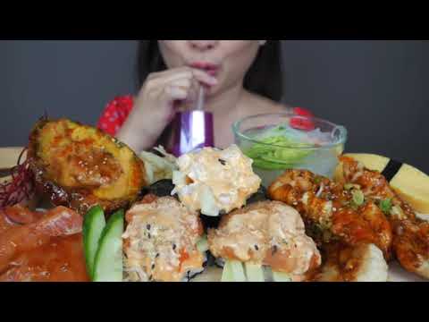 N E ASMR BITES ONLY SPICY SUSHI