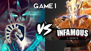 INFAMOUS vs TEAM LIQUID GAME 1 | TI7 - DOTA 2