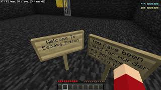 Minecraft Map The easy Prison Break - Any% Speedrun in 4s433ms