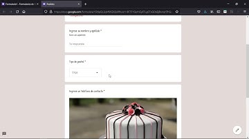 Google Forms: Pregunta Desplegable