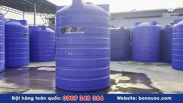 Bồn nhựa 2000 lít đứng, bồn nhựa 2 khối, bồn nhựa 2000L, bồn nhựa 2m3 Tân Á Đại Thành. NPP Toàn Phát